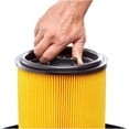 thumbnail image 5 of 2 Pack Replacement Filter Compatible with Vacmaster Shop Vac 5 to 20 Gallon, Vac Master VCFS Standard Disposal Cartridge Filters For Hart Wet/Dry Vacuums, 5 of 7