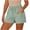 Green shorts for women, variant on Womens Shorts with Pockets,Drawstring Elastic Waist Pull on Casual Shorts,5 Inch Inseam Summer Shorts,Going Out Vacation Beach Black,M