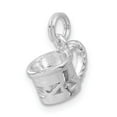 thumbnail image 4 of Finest Gold Sterling Silver Polished Mug Charm, 4 of 5