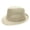 Beige, variant on Summer Breathable Mesh Pork Pie Hat - Lightweight Roll Brim Trilby Fedora Hat for Men Women, Vintage Packable Sun Hat