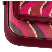 Gucci GG Supreme Snake Print Mini Crossbody Bag Coated Canvas Leather Trim New