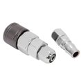 thumbnail image 3 of 2Pcs Self Locking Connector Replacement Alloy Steel Pneumatic Air Pipe Joint 20SP+20PP, 3 of 4