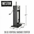 thumbnail image 2 of Weston 86-3001-W 2-Speed Vertical Sausage Stuffer, 2 of 3
