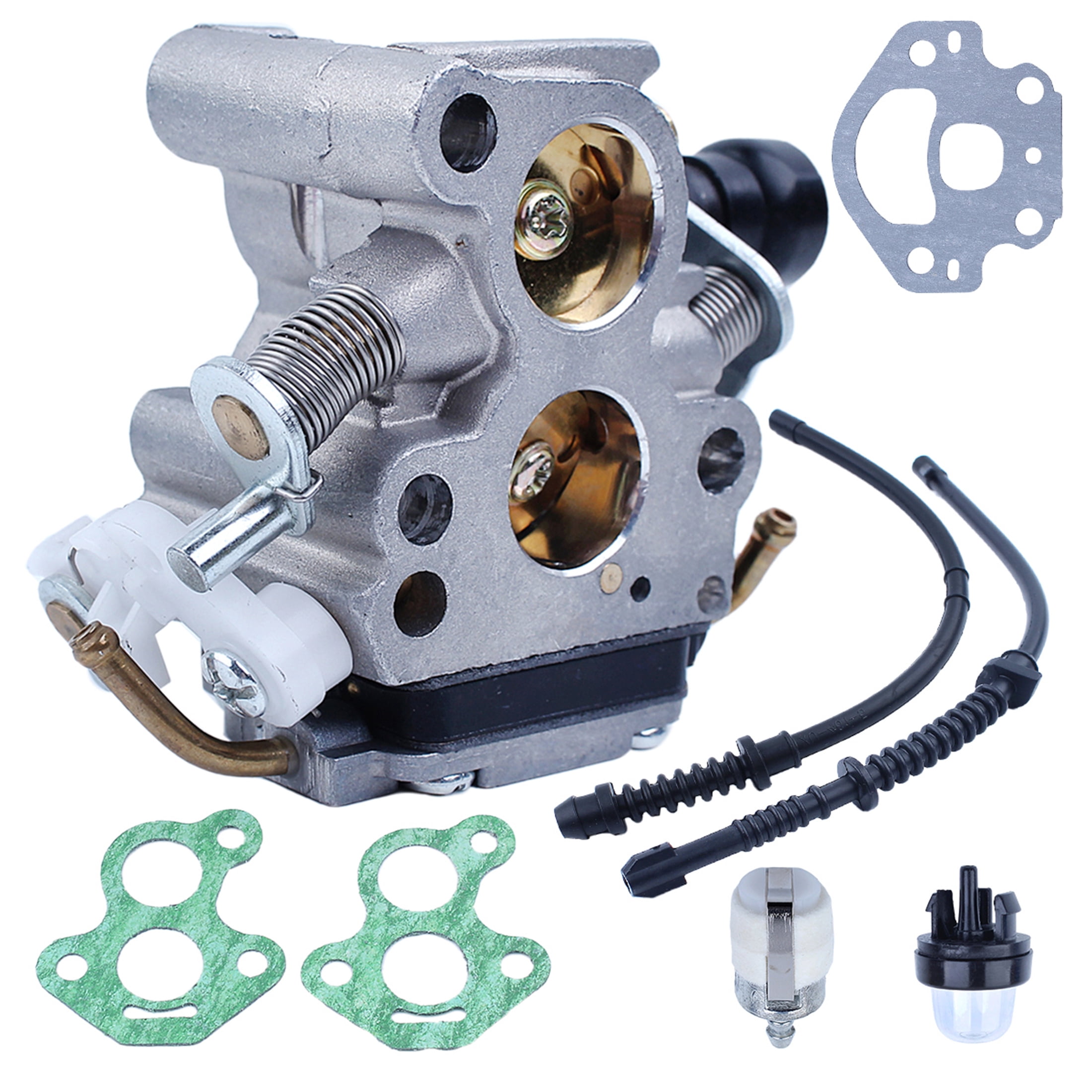 Kit Carburatore Completo WT-589 Per Motosega Echo CS-300 CS-301 CS-340 CS-3000 CS-3400 + Filtri E Candela