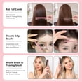 thumbnail image 3 of Curl Defining Brush, Curly Hair Brush, Slick Back Hair Brush, For Combing and Shaping Curls in All Hairstyles to Reduce Pulling (Pink), 3 of 4