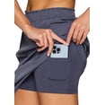 thumbnail image 2 of RBX Active Women's Ruched Waist Longer Length Tennis/Golf Skort, 2 of 6