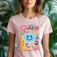 thumbnail image 2 of Summer Pool Party Shirt | Cute Beach Vibes Graphic Tee for Vacation , Red, 3XL, 2 of 6