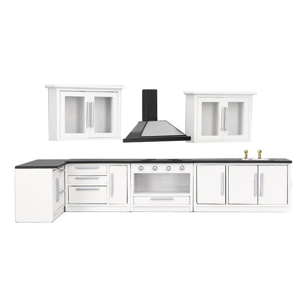 Mini Gabinete De Cocina De Casa De Muñecas, Escena De Vida De Simulación Gabinete De Cocina De Casa De Muñecas Realista Para Niños Para Bar