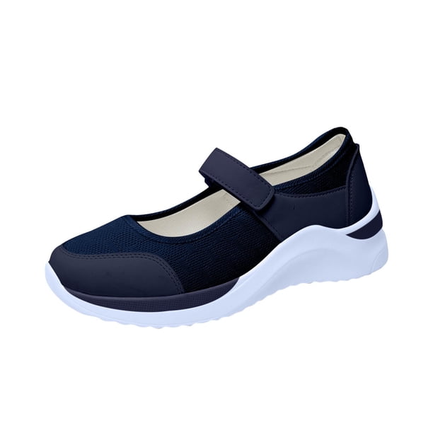 Zapatos para mujer, zapatillas de primavera, zapatillas deportivas informales transpirables para mujer, zapatos casuales de malla, zapatos para correr, botas de vaquero