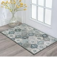 thumbnail image 5 of Moynesa 2'x3' Moroccan Trellis Area Rug,Blue Entry Rug Non-Slip Washable Indoor Door Mat, Small Oriental Accent Throw Rug for Bedroom Kitchen Entryway Bathroom, 5 of 7
