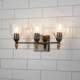 thumbnail image 2 of Lucas McKearn Felice 3-light Acorn-shaped Metal Bath Vanity Light in Dark Bronze, 2 of 4