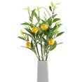 thumbnail image 3 of OUSITAID Imitation Plants Lemon Branch Yellow Berries LemonTree Party For Flower Arrangement Decor Simulation Wedding Artificial (No Vase), 3 of 20