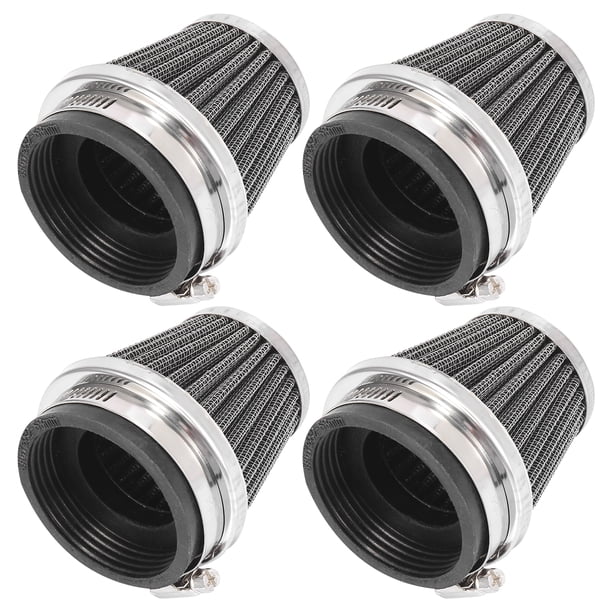Filtro de aire Universal 52mm Unique Bargains Redondo Cónico Negro