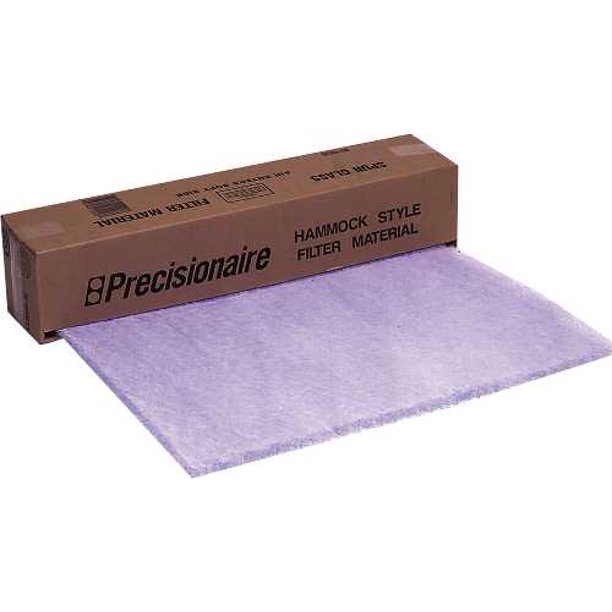 FLANDERS MERV 4 20FOOT HAMMOCK ROLL FIBERGLASS AIR FILTER, 24X1" per 2
