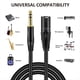 thumbnail image 4 of Paquete de 2 Cables de Micrófono Estéreo de Audio Macho A XLR Macho de 6,35 mm y 1/4 de Pulgada - Cable de Micrófono de Altavoz Balanceado Macho A XLR Macho, 1 Metro, 4 of 5