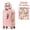 pink, variant on 20 Inch Carry On Luggage Set with Stickers, 2 Piece Hard Shell Suitcase with Cup Holder, USB Port, Lock & Hook, Pink