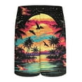 thumbnail image 6 of Jjayotai Mens George Shorts Stretch Waist, Men Swim Trunks with Compression Liner, Men's Bathing Suits, Hawaiian Board Shorts, Swimwear Shorts for Men, 6 of 9