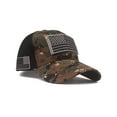 thumbnail image 4 of US 1 American Flag Hat Tactical Army Detachable Patch Mesh Camo Baseball Cap, 4 of 5