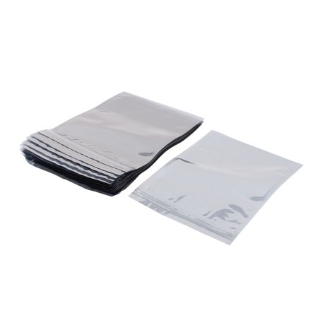 - Uxcell 30 Pcs 13 x 18cm Silver Tone Flat Open Top Anti Static Bag For Electronics