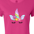 thumbnail image 4 of Inktastic Unicorn Face Women's T-Shirt, 4 of 5