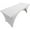 White, variant on Gowinex White 8ft Open Back Spandex Fitted Stretch Tablecloth Table Cover