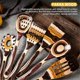 thumbnail image 4 of 7Pcs Pakkawood Utensils Set-Durable, Eco-Friendly, Wooden Spoon for Cooking, Wooden Utensil for Cooking, 4 of 5