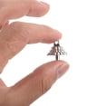 thumbnail image 4 of SEWACC 100Pack Round DIY Tree Ornament Caps Plastic Silver for Mall Decorations Crafting Enthusiasts, 4 of 8