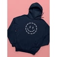 thumbnail image 3 of Smiling Barb Wire Face Hoodie Women -Image by Shutterstock, Female Small, 3 of 4