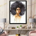 thumbnail image 3 of Designart 'Portrait of Afro American Woman X' Modern Framed Art Print, 3 of 4