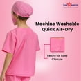 thumbnail image 2 of Dress Up America Doctor Scrubs For Kids - Pink Doctor And Nurse Costume For Girls & Boys, 2 of 6