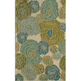 thumbnail image 1 of Rugs America 24561 5 ft. x 7 ft. 6 in. Lenai Blue Dahlia Rectangular Area Rug, 1 of 1