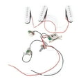 thumbnail image 1 of Electric Guitar Pickups, Stable Electric Guitar Pickup Set Prewired  for Crisp Dry Sounds, 1 of 7
