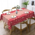 thumbnail image 5 of Christmas TableCloth, Xmax red Dinner Table Cloth,Christmas Decorations,Christmas Ornaments, 5 of 8