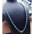 thumbnail image 2 of Certified Icy Green Pale Lavender Burma 100% Natural A JADE Jadeite bead Beads Circle Bamboo Necklace 26 inches 663381 TN, 2 of 10