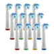 thumbnail image 1 of 12uds Eléctrico Dientes Cepillo Reemplazo Cabezales, para Oral-B, Blanco, 1 of 1