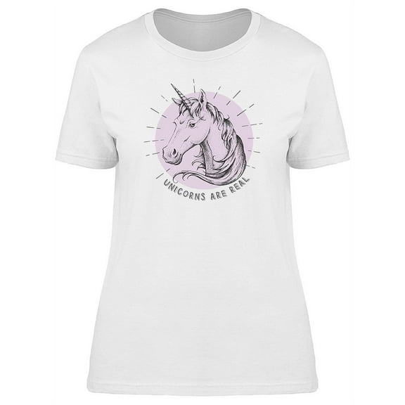 Hipster Fantasy Animal Unicorn  T-Shirt Women -Image by Shutterstock, Female Medium