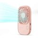 thumbnail image 1 of Handheld Fan Mini Fan, Portable Small Fan with Stand, USB Rechargeable Eyelash Fan, 3 Speeds, Makeup Fan Eyelash Fan for Office Outdoor Travel - Pink, 1 of 5