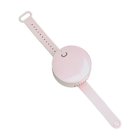 

Fan Lazy Manportable Wrist Mini Fan Led Light Lamp Handheld Cooler Makeup Mirror Usb Portable Fan Desk Fan Mini