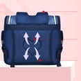 thumbnail image 3 of Weebloom Cute School Backpack For Toddler Boys Girls Kindergarten Lightweight Casual Daypack Bookbag Elementary Middle School Navy, 3 of 8