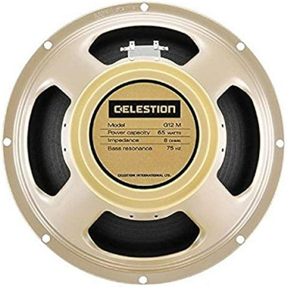 CELESTION G12M-65 Creamback 12-Inch 8-Ohm 65-Watt Guitar Speaker