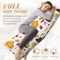 thumbnail image 5 of Lsque Thanksgiving Body Pillow Case Cover,Ultra-Soft Microfiber Bed Pillow Cases 20x54 inches,Elegant Bedding,Breathable Durable Pillow Cover with Envelope Closure, 5 of 8