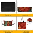 thumbnail image 4 of Dahlia Flower Outdoor Picnic Blanket, Foldable Waterproof Beach Mat, Portable Beach Blanket for Beach Camping, Hiking, Family Concerts, 4 of 8