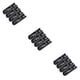 thumbnail image 3 of Wosthever Accesorio de guitarra Diseño único Pieza de repuesto resistente Puentes resistentes al desgaste Sillines Niños Principiantes Negro 4 unids/set Type1 NO1 Wosthever CBP440849, 3 of 6