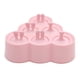 thumbnail image 1 of Moldes para paletas heladas, moldes para paletas heladas con palos, moldes para paletas heladas-triángulo-rosa, 1 of 3