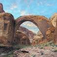 thumbnail image 2 of Paulson, Don 26x26 Black Ornate Wood Framed with Double Matting Museum Art Print Titled - Arizona Rainbow Bridge arch in Glen Canyon NRA, 2 of 4