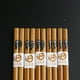 thumbnail image 5 of Fiudx Juego de Palillos Japoneses de Madera, Agarre Antideslizante, Madera Natural, Fáciles de Limpiar, Reutilizables, Ideales para Sushi, Fideos, Bento, Uso Doméstico y En Restaurantes, Juego de 5 P, 5 of 7