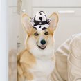 thumbnail image 3 of KAKOWELY Sombrero de vaquero para perro, decoración, sombrero para mascota no tejido, delicado sombrero para gato, sombrero decorativo para cachorro, 3 of 5
