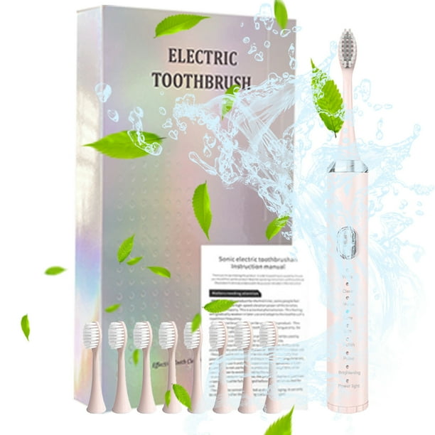 XWSHYW Electrodomésticos Cepillo de Dientes, Poco Ruido, Portátil, Temporizador Inteligente Cepillo de Dientes Ipx7 Agua Cepillo de Dientes Vibración