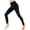 Black, variant on pstuiky Plus Size Leggings for Women, Women Solid Color High Waisted Yoga Leggings with Pockets Workout Butt Lifting Leggings Plus Size Fitness Compression Tights Dark Gray XL