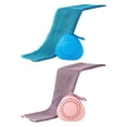 thumbnail image 2 of jinwen 2 Pcs Serviettes Rafraîchissantes Compactes Serviette de Gym pour Camping Maison Bleu Rose, 2 of 9